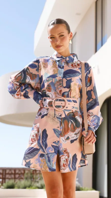 Annika Mini Dress - Rosa sold by Billy J