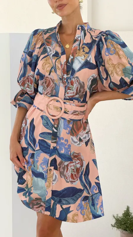 Hannah Mini Dress - Rosa sold by Billy J