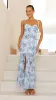 Danina Maxi Dress - Blue Floral sold by Billy J