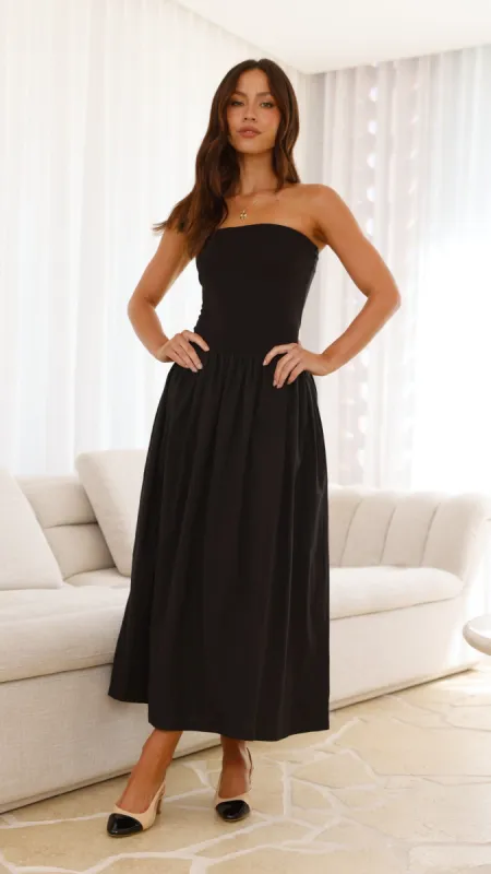 Kaja Maxi Dress - Black sold by Billy J