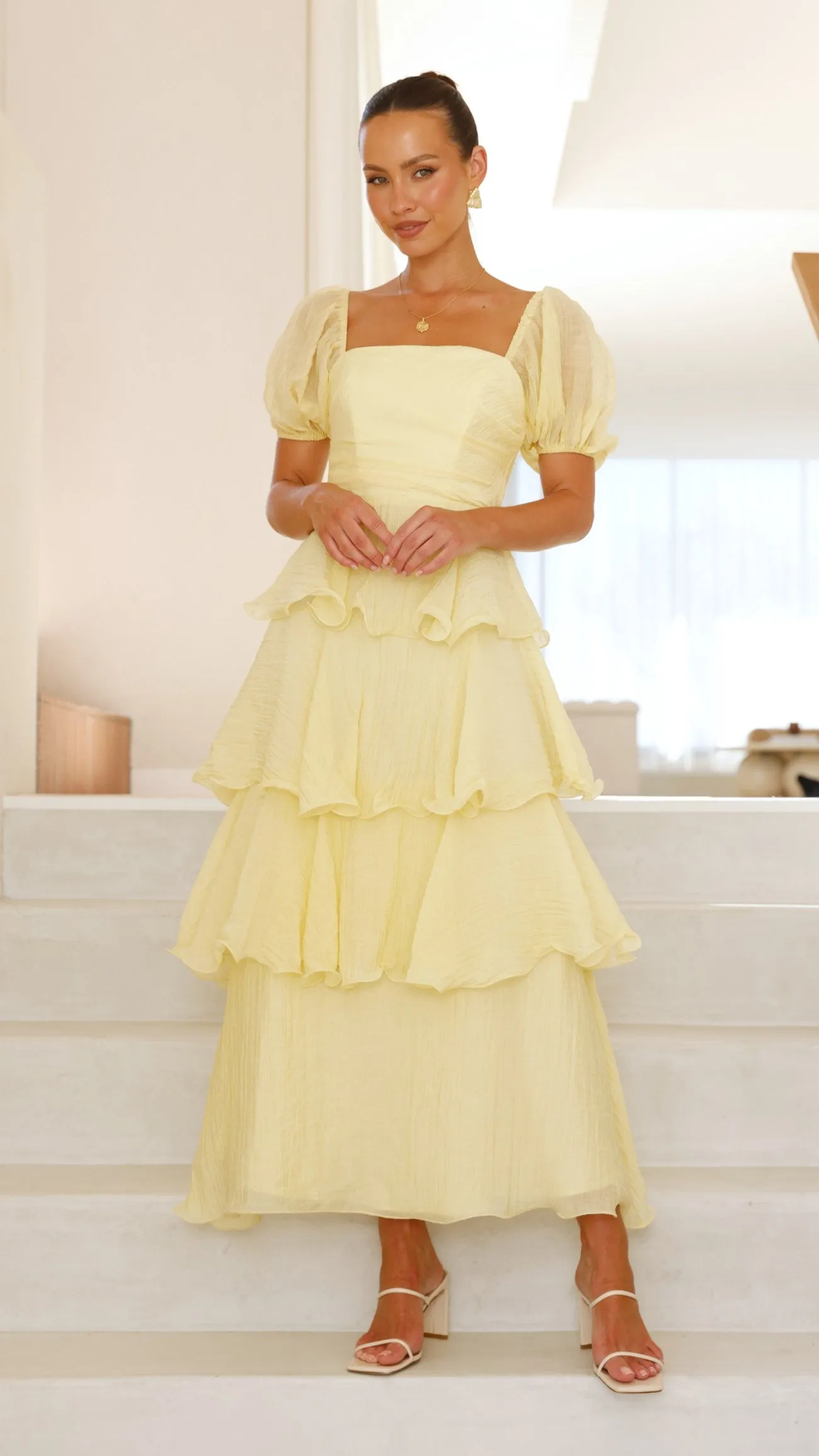 Lanelle Maxi Dress - Yellow sold by Billy J product image thumbnail 5