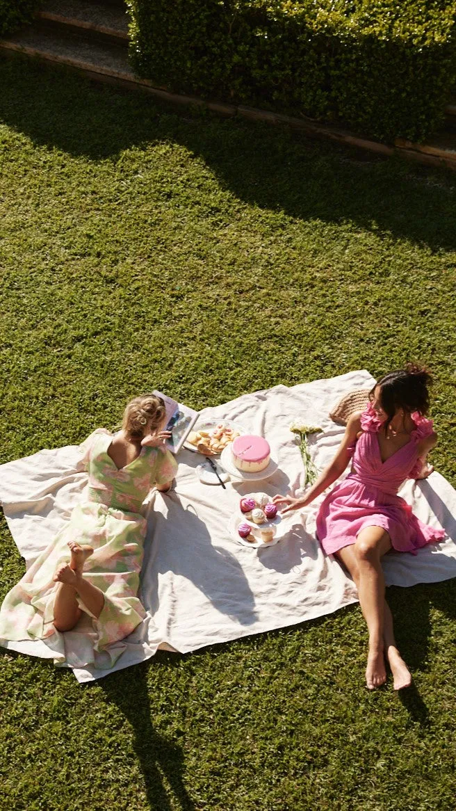 Sarai Maxi Dress - Green Floral sold by Billy J product image thumbnail 5