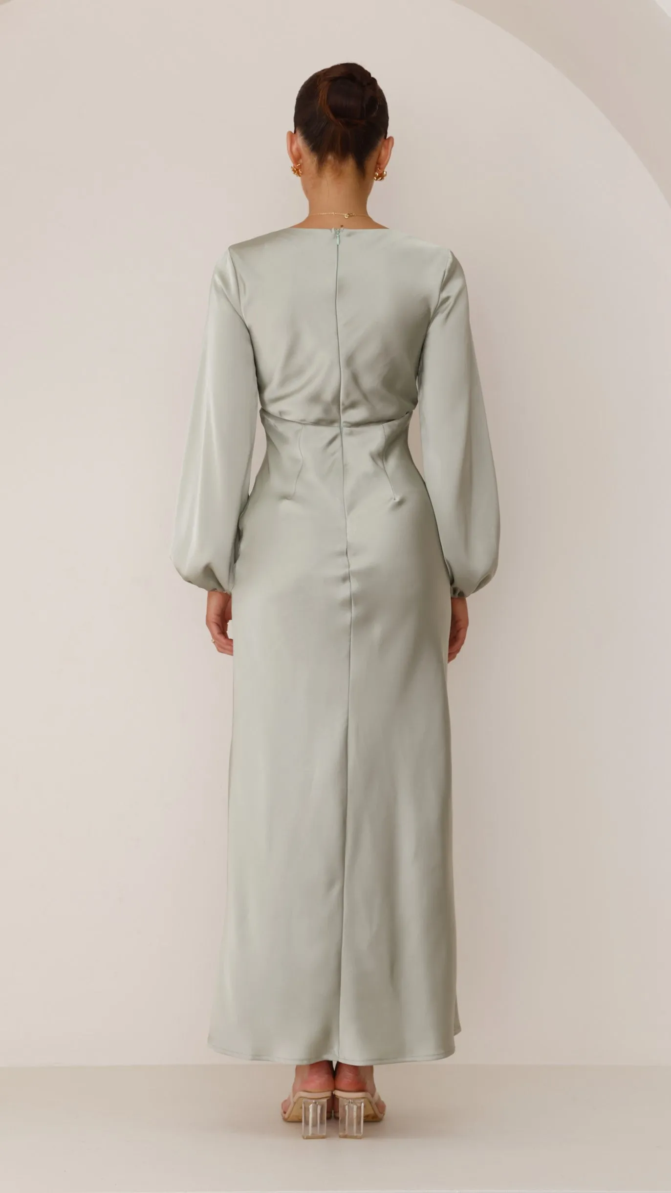 Brigitte Maxi Dress - Olive sold by Billy J product image thumbnail 2