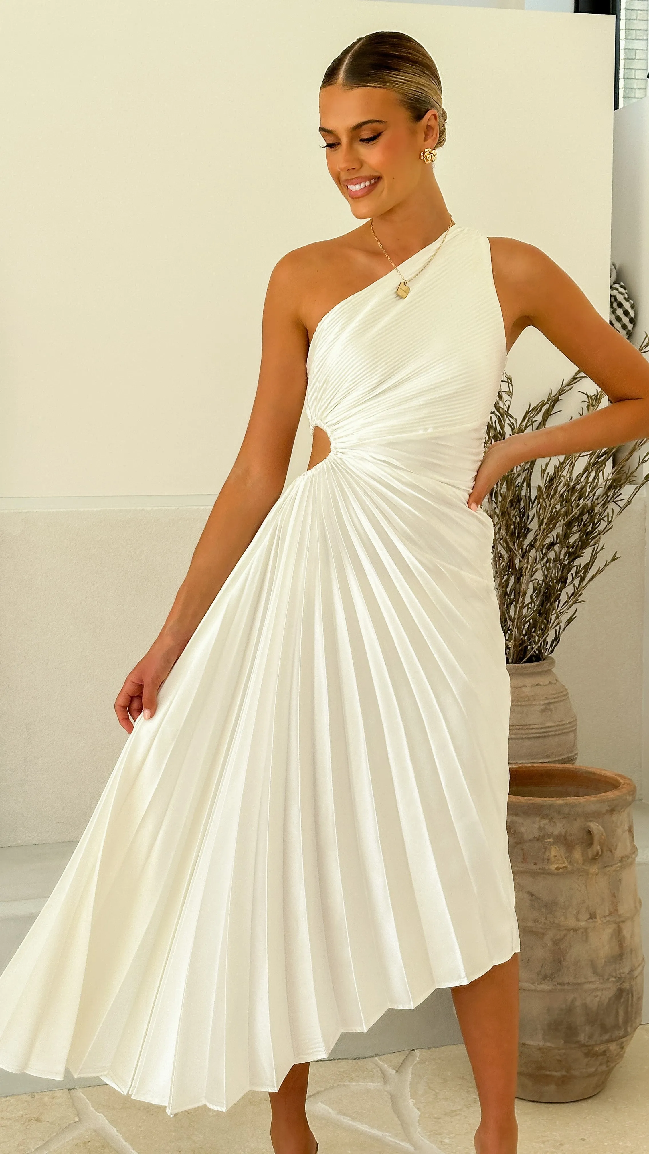 Olivia Maxi Dress - White sold by Billy J product image thumbnail 5