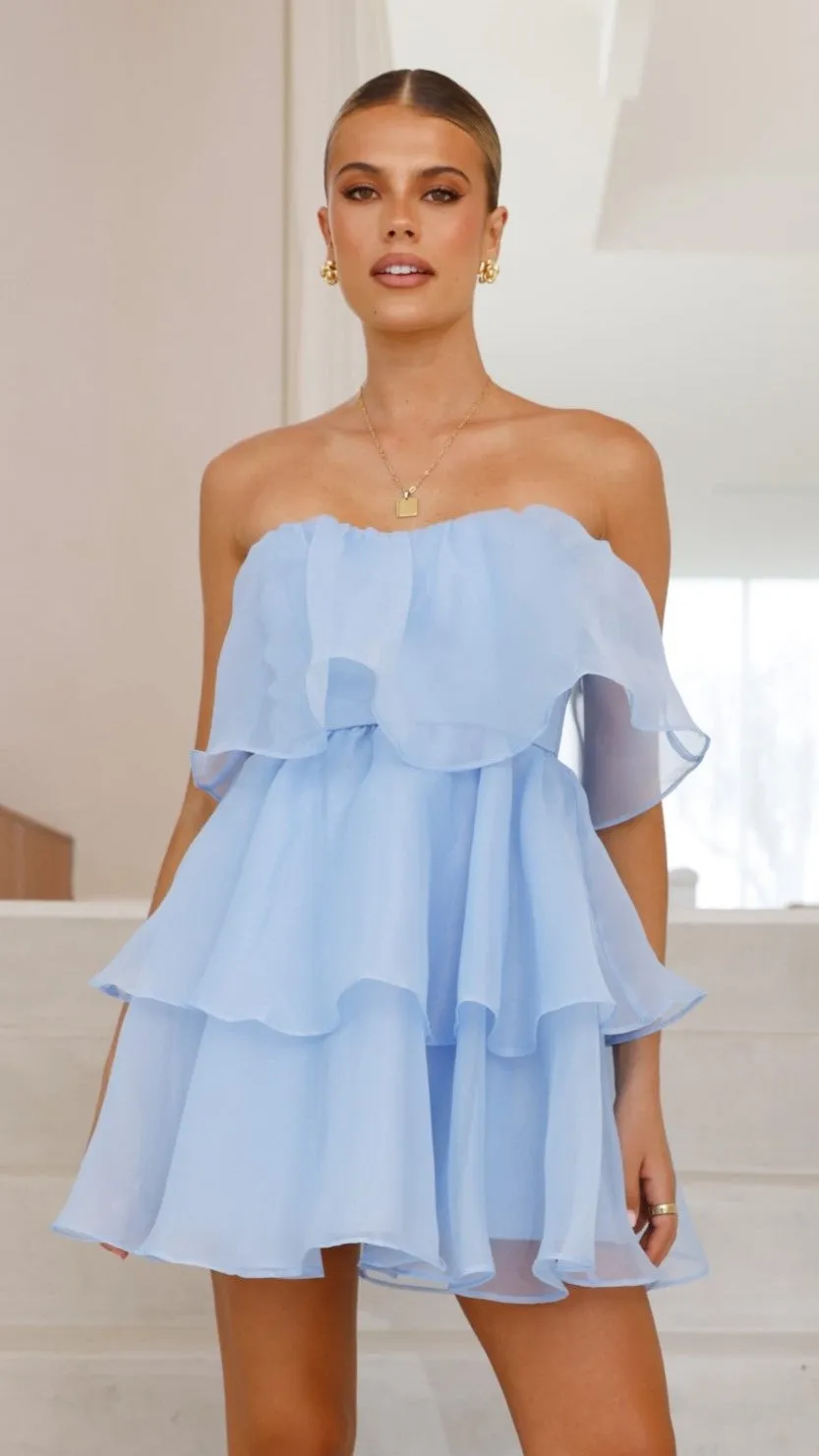 Monet Mini Dress - Blue sold by Billy J