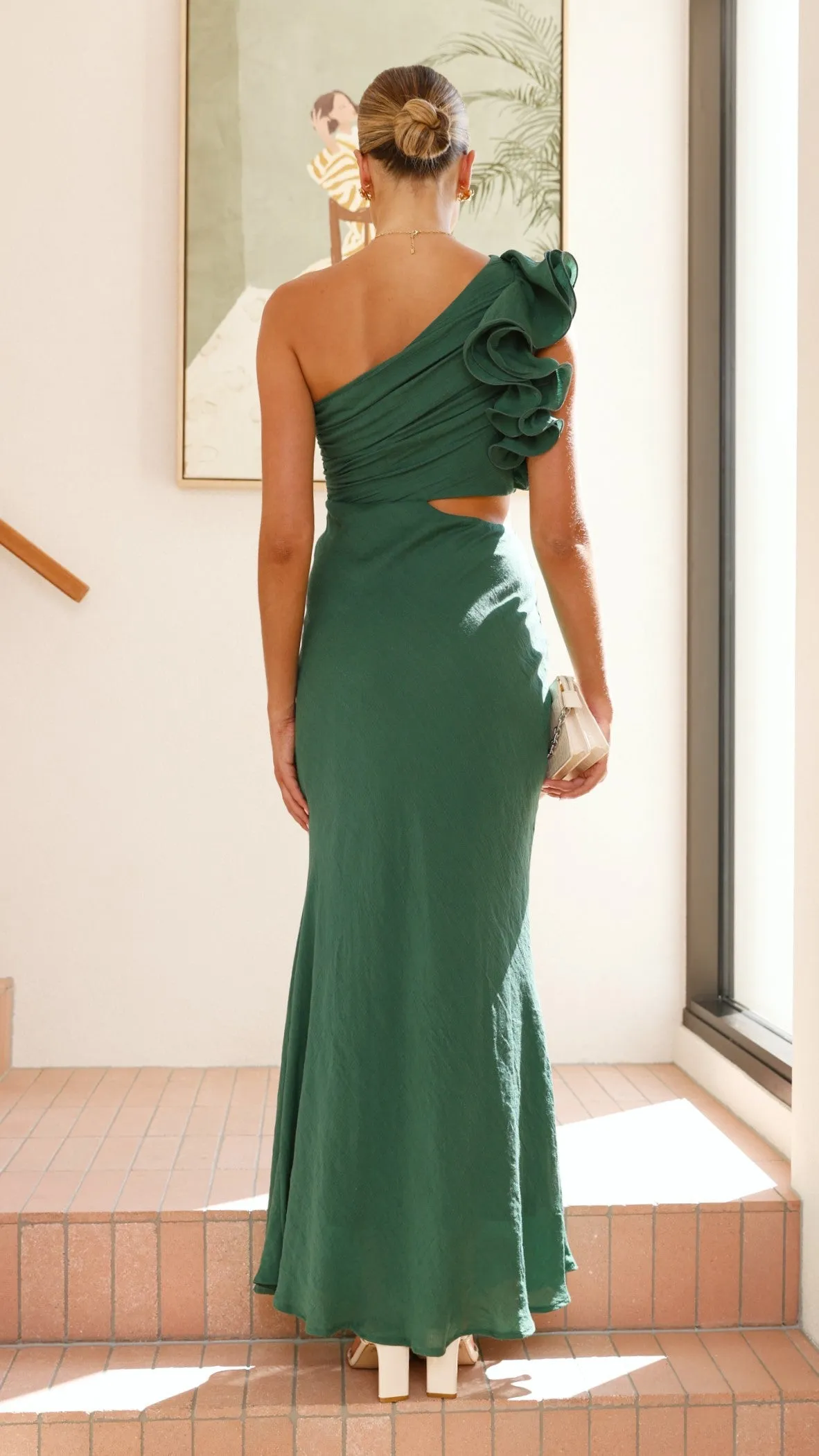 Amina Maxi Dress - Forest Green sold by Billy J product image thumbnail 2