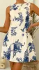 Rafiki Mini Dress - Blue Floral sold by Billy J