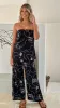 Raleigh Top and Pants Set - Black / Beige Aperol sold by Billy J