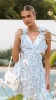 Galilhai Maxi Dress - Blue/White sold by Billy J