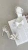 Gabby Heel - Ivory Satin sold by Billy J