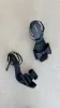 Gabby Heel - Black Satin sold by Billy J