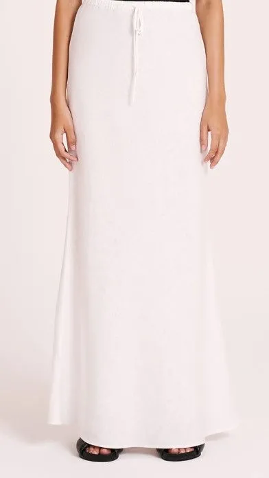 Amani Linen Maxi Skirt - White sold by Billy J product image thumbnail 2