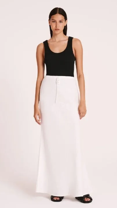 Amani Linen Maxi Skirt - White sold by Billy J product image thumbnail 5