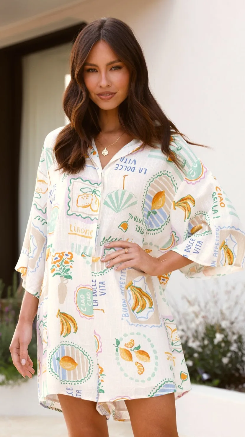 Darya Playsuit - Dolce Vita Print sold by Billy J