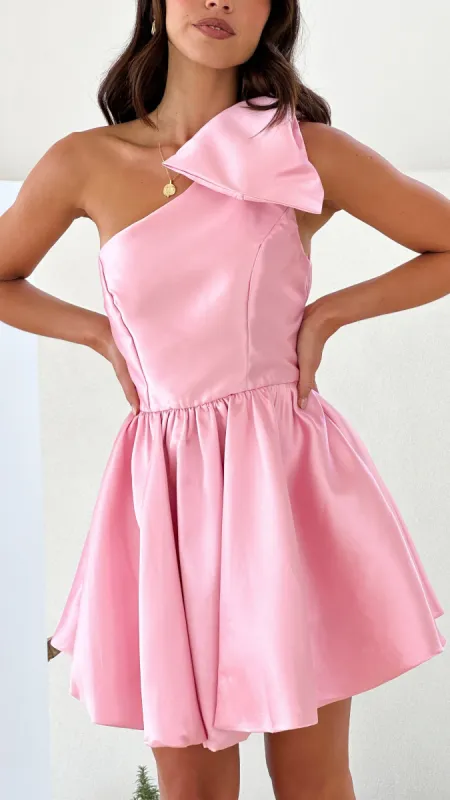 Lucia Mini Dress - Pink sold by Billy J