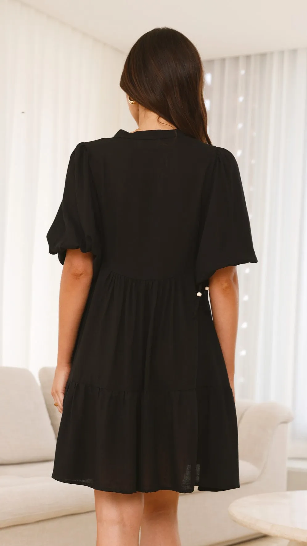 Tabitha Mini Dress - Black sold by Billy J product image thumbnail 2