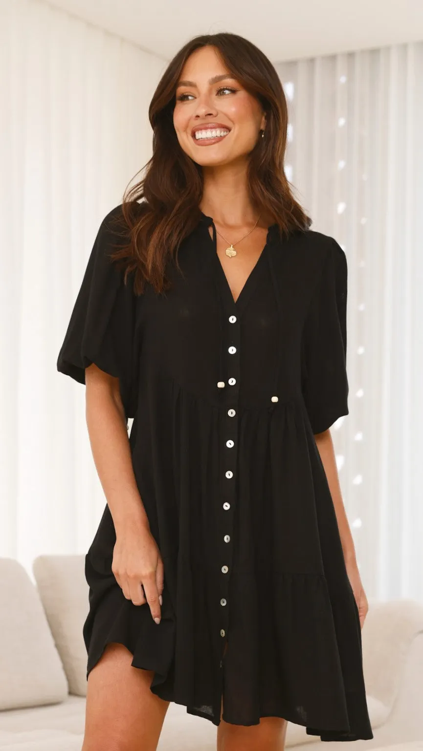 Tabitha Mini Dress - Black sold by Billy J product image thumbnail 4