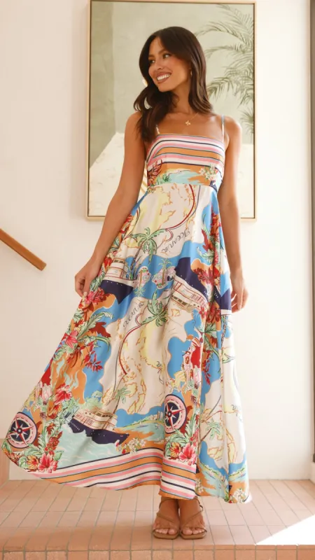 Jaylene Maxi Dress - Oceania sold by Billy J