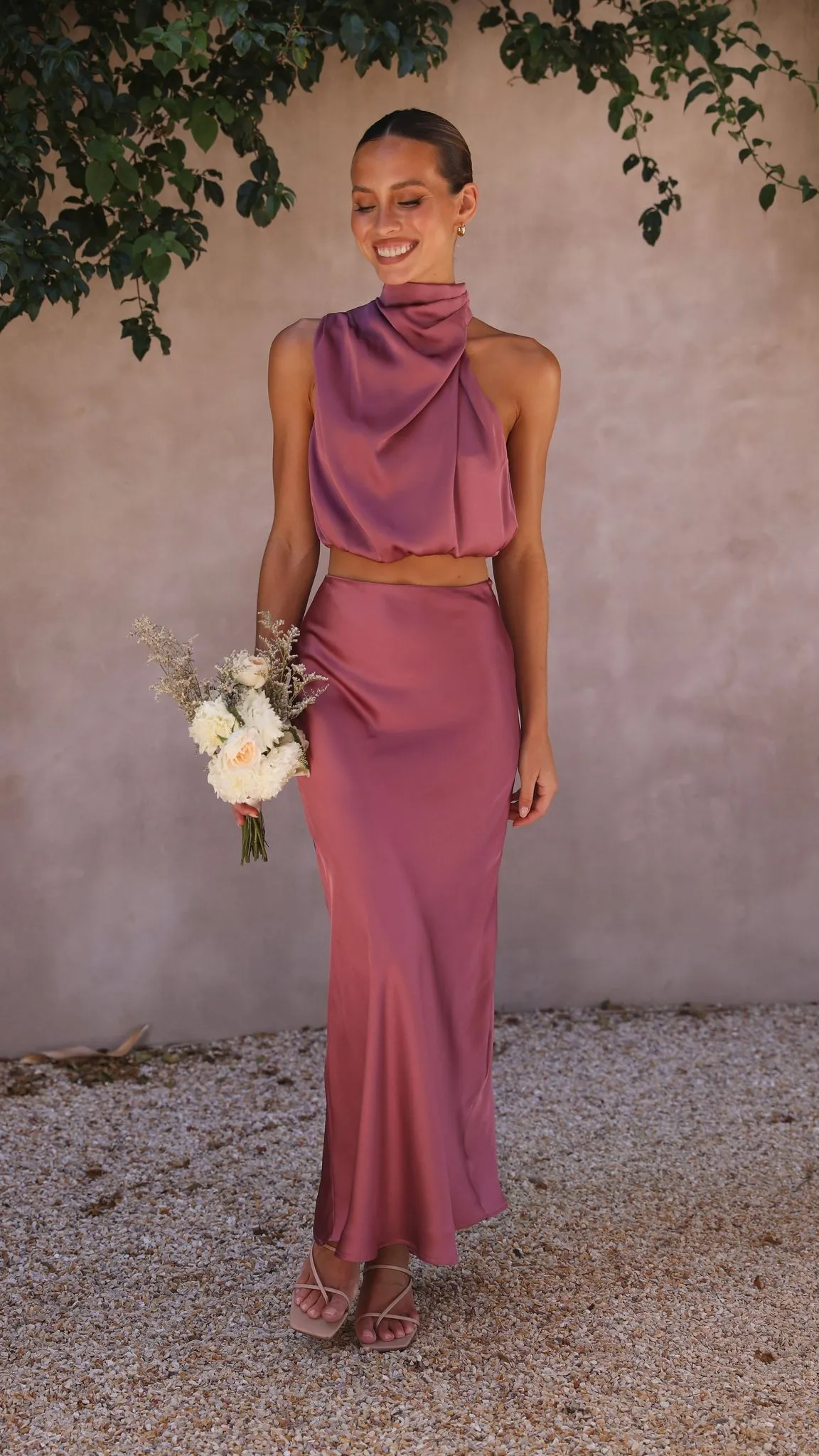 Esther Maxi Skirt - Plum sold by Billy J product image thumbnail 4