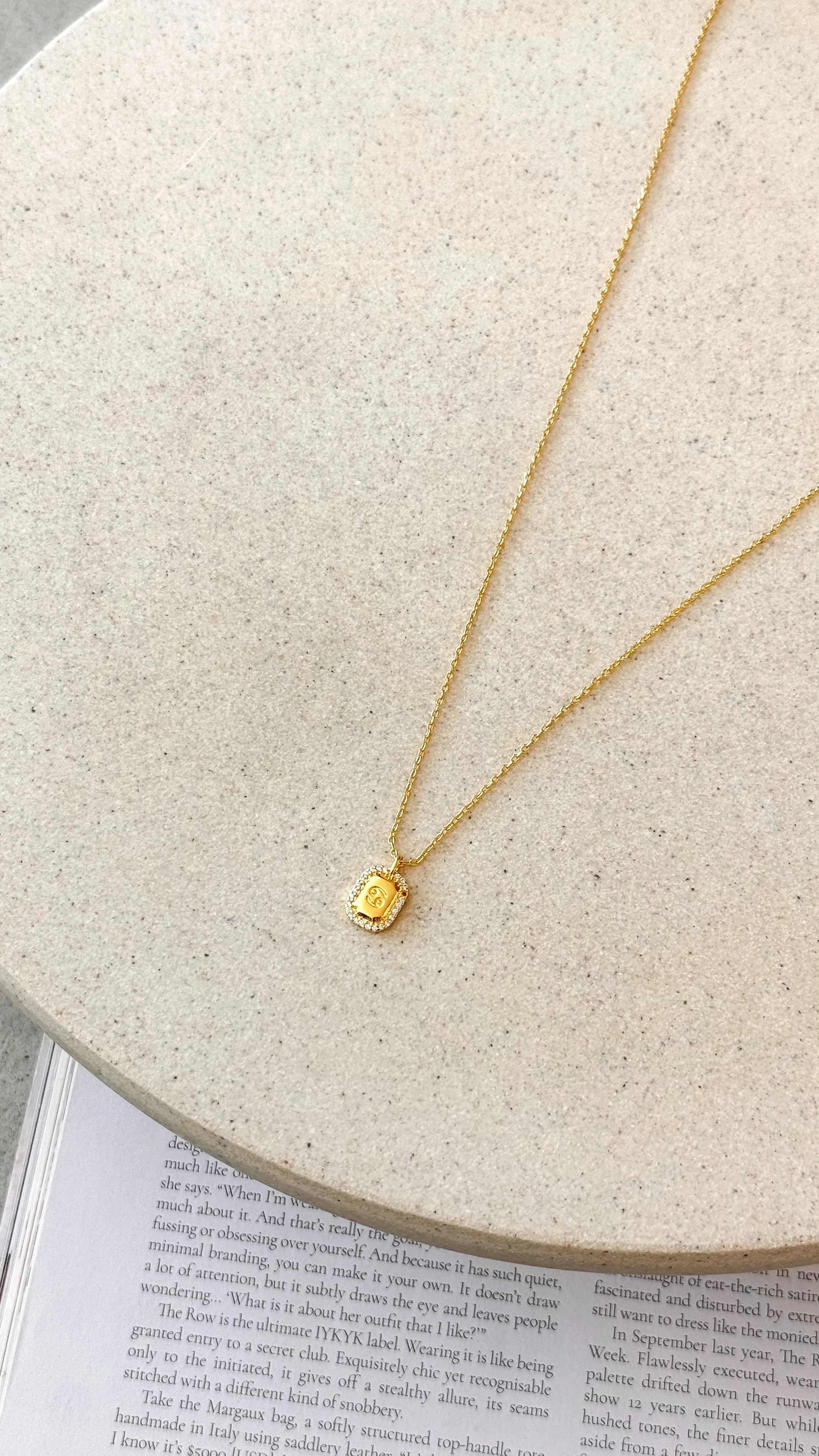 Zodiac Necklace - Cancer sold by Billy J product image thumbnail 3