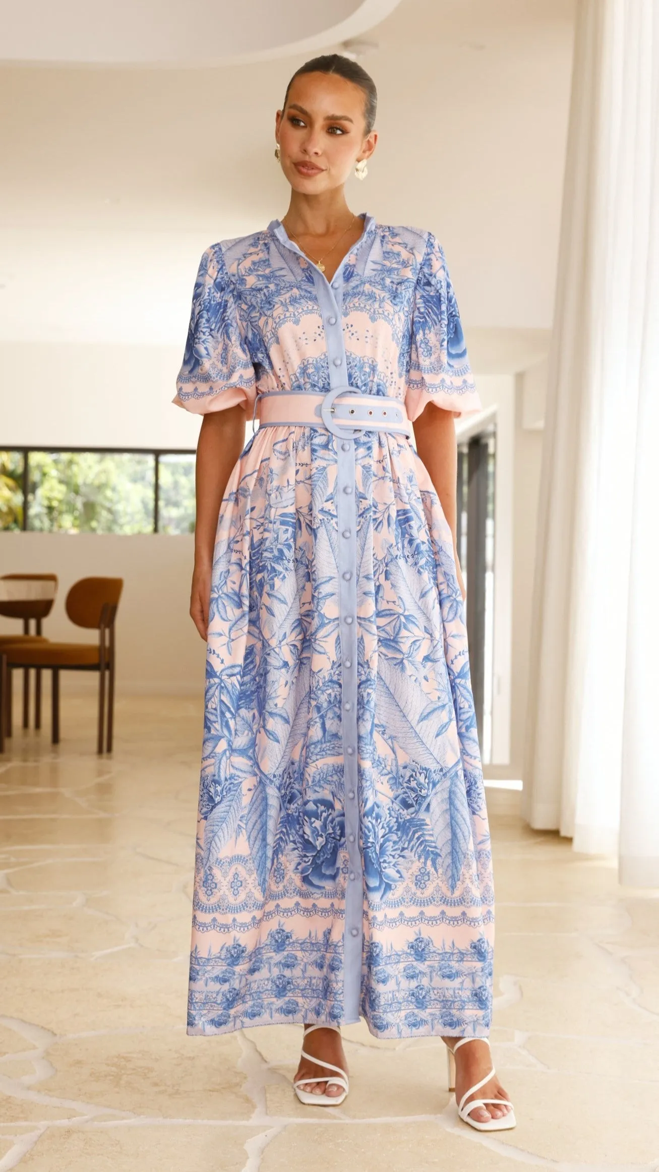 Vania Maxi Dress - Madeline Blue sold by Billy J product image thumbnail 4