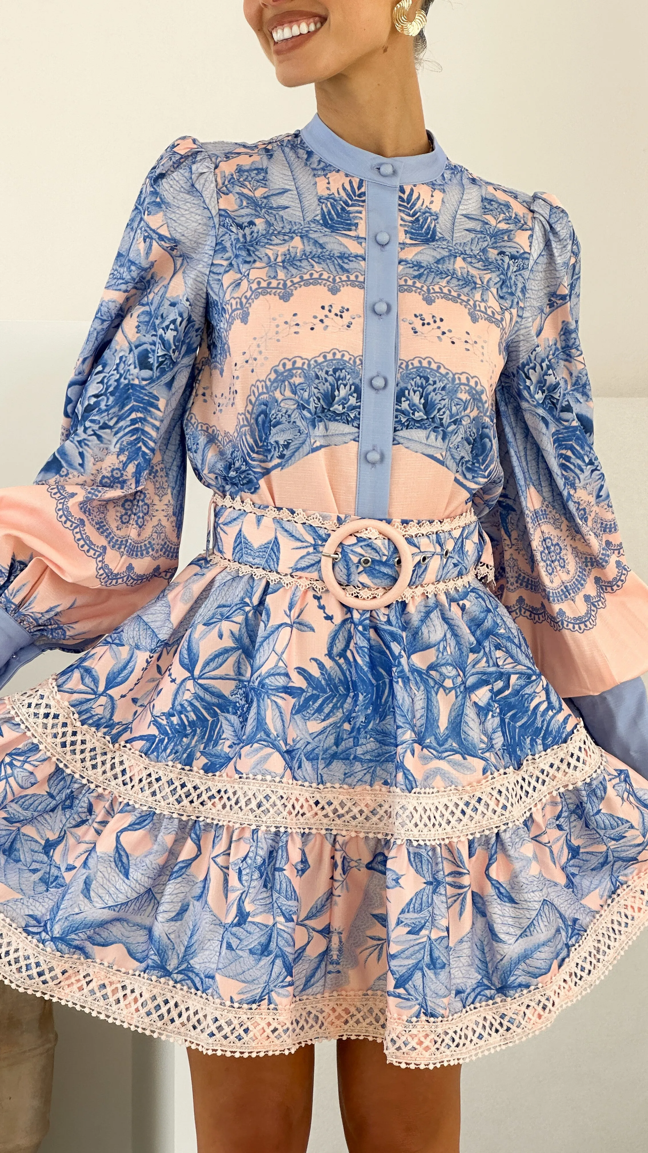 Vanya Mini Skirt - Madeline Blue sold by Billy J product image thumbnail 4