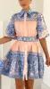 Taichi Mini Dress - Madeline Blue sold by Billy J
