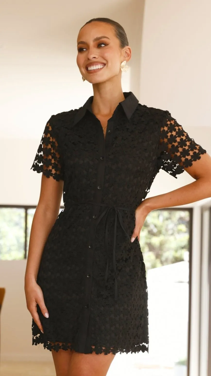 Penelope Mini Dress - Black sold by Billy J product image thumbnail 3