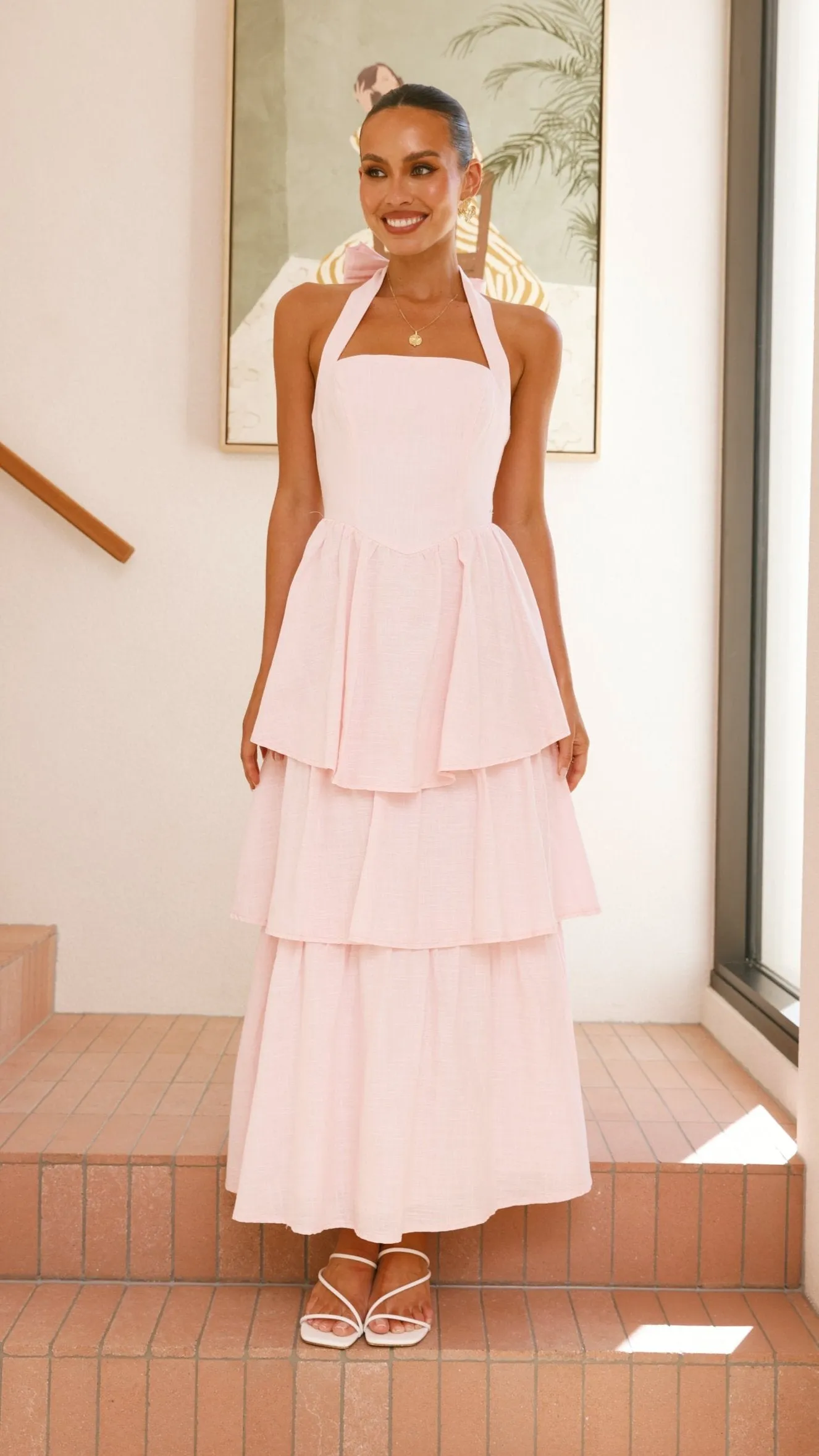 Danais Maxi Dress - Pink sold by Billy J
