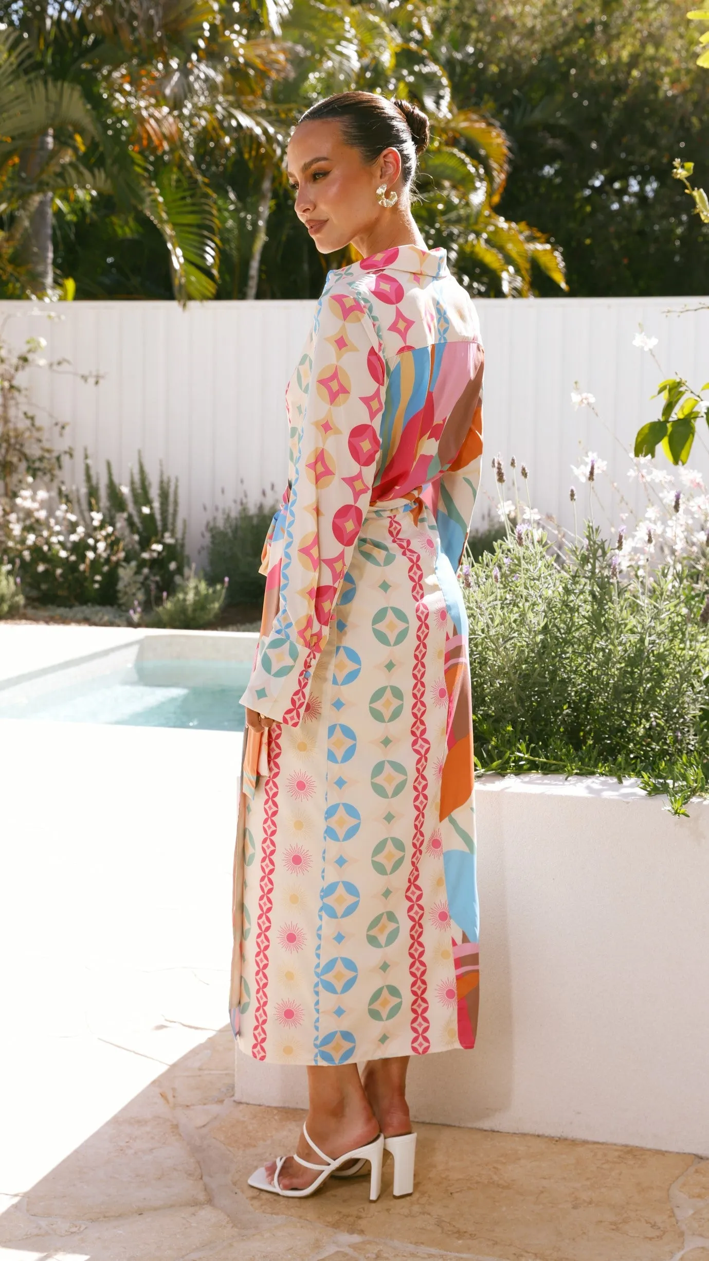 Pandora Midi Skirt - Lelani Print sold by Billy J product image thumbnail 2