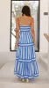 Terrah Maxi Dress - Blue Stripe sold by Billy J
