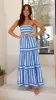 Terrah Maxi Dress - Blue Stripe sold by Billy J