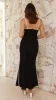 Scarlette Maxi Dress - Black/Beige sold by Billy J
