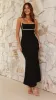Scarlette Maxi Dress - Black/Beige sold by Billy J