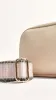 Bella Striped Webbing Camera Bag - Cream / Pink sold by Billy J