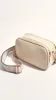 Bella Striped Webbing Camera Bag - Cream / Pink sold by Billy J