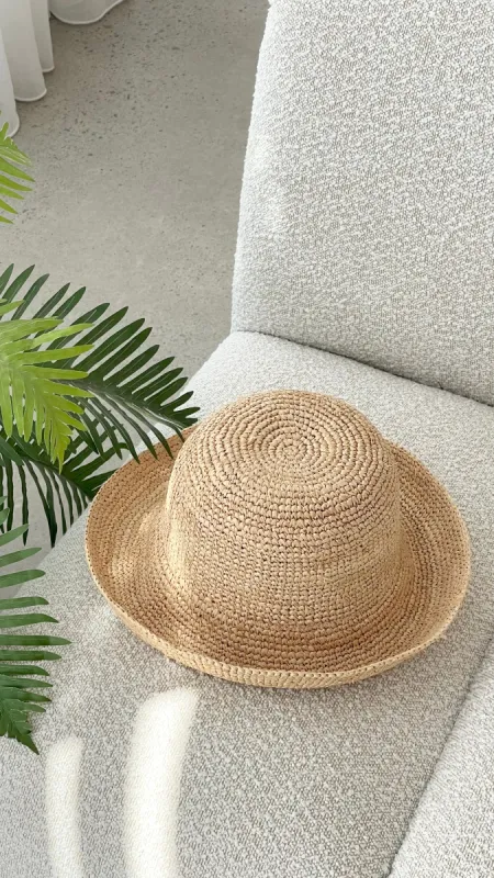 Calantha Hat - Raffia Straw sold by Billy J