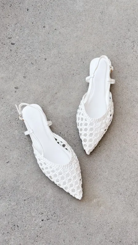 Alexandra Sandal - White sold by Billy J