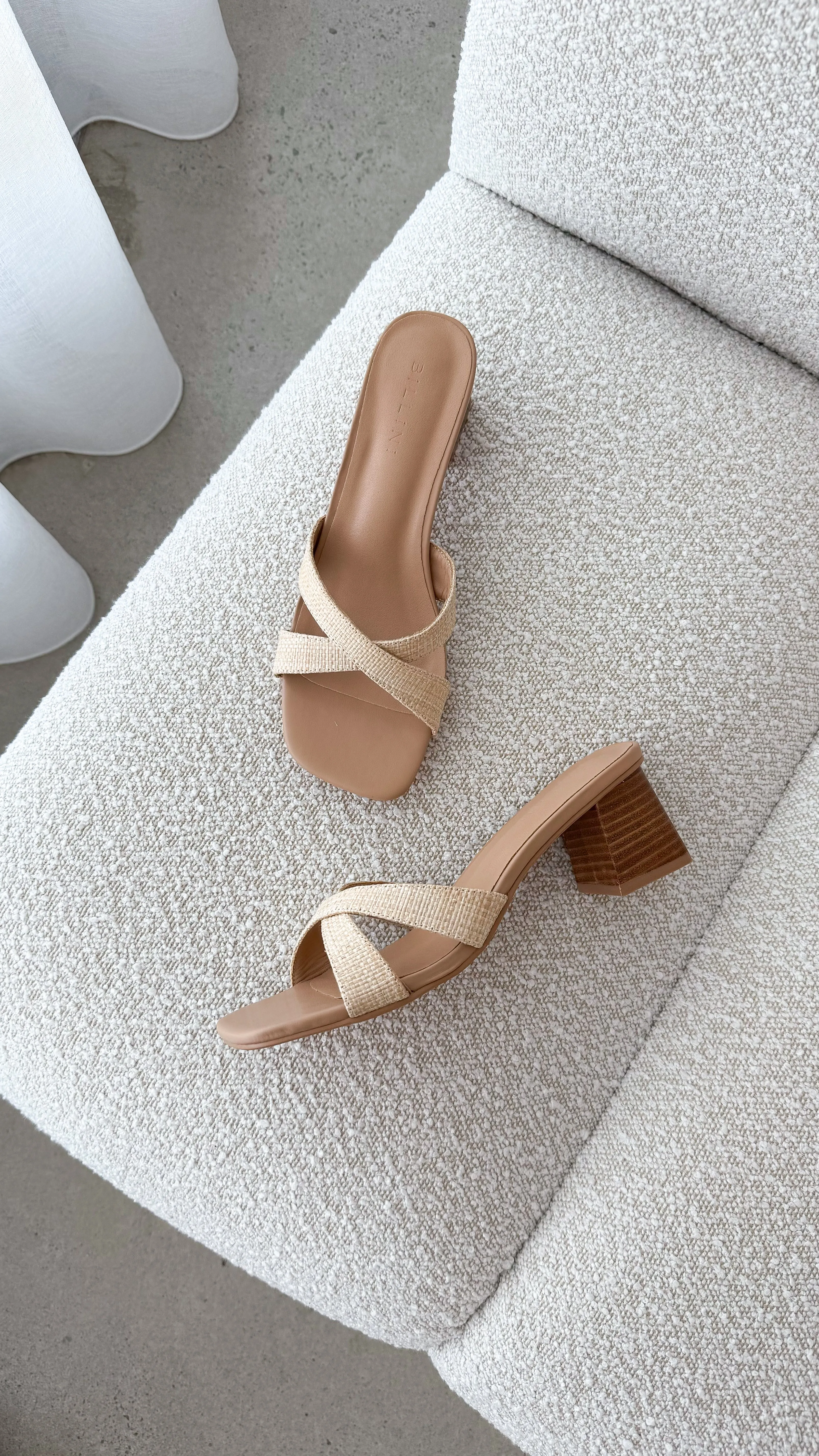 Wila Heel - Natural Raffia sold by Billy J product image thumbnail 3