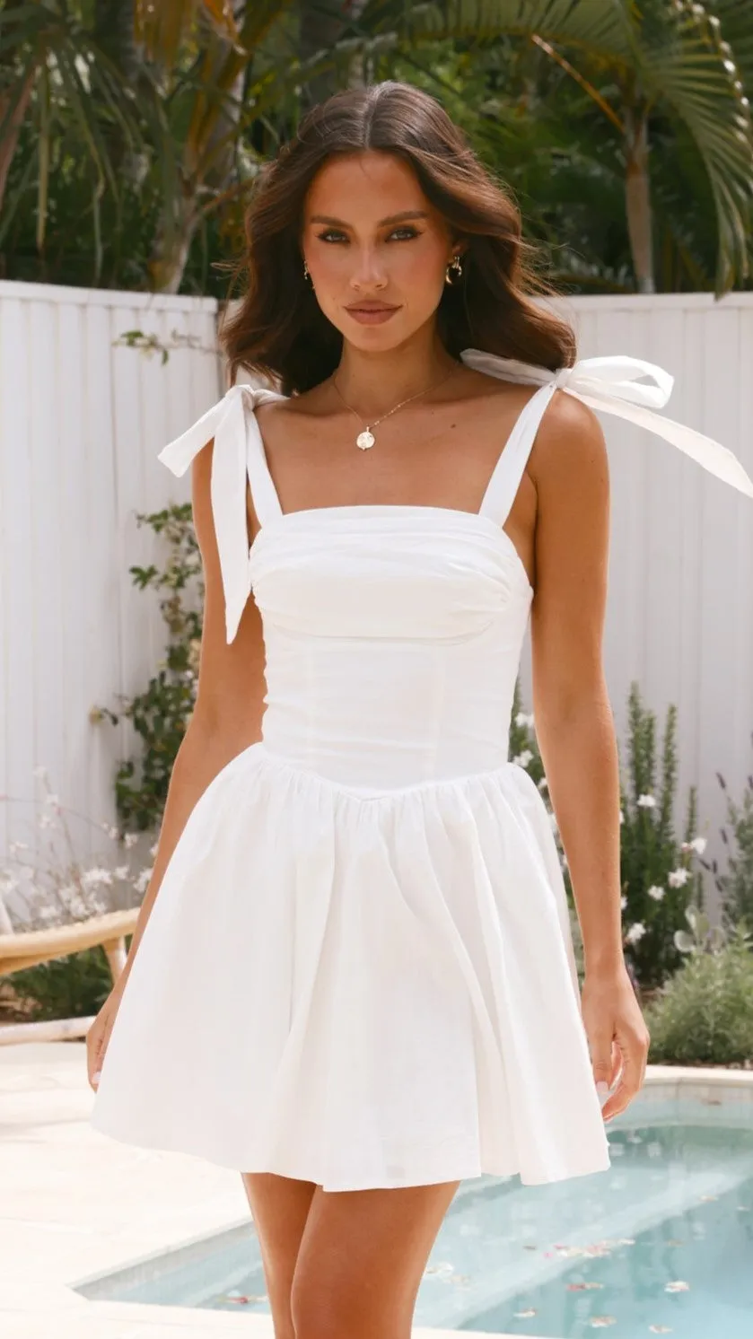 Haisley Mini Dress - White sold by Billy J product image thumbnail 4