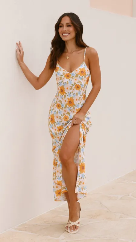 Daisy Maxi Dress - Vintage Floral sold by Billy J