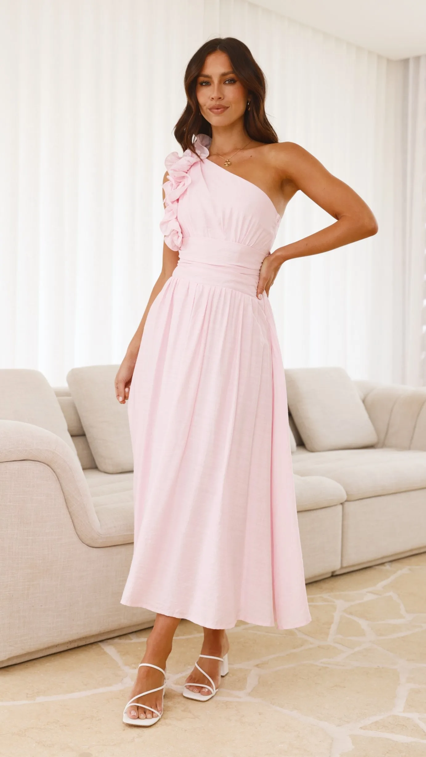 Okalani Midi Dress - Pink sold by Billy J product image thumbnail 5