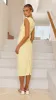 Lilah Midi Dress - Yellow sold by Billy J