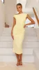 Lilah Midi Dress - Yellow sold by Billy J