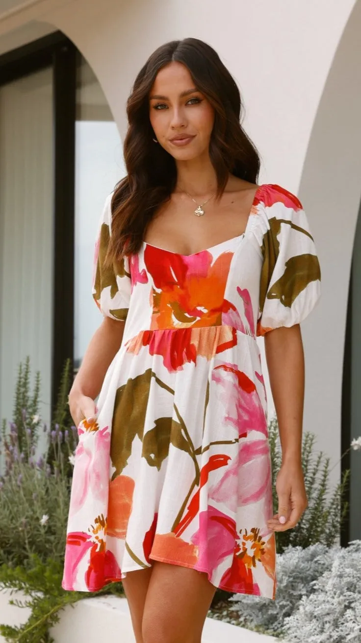 Salma Mini Dress - Everlyn Print sold by Billy J product image thumbnail 3