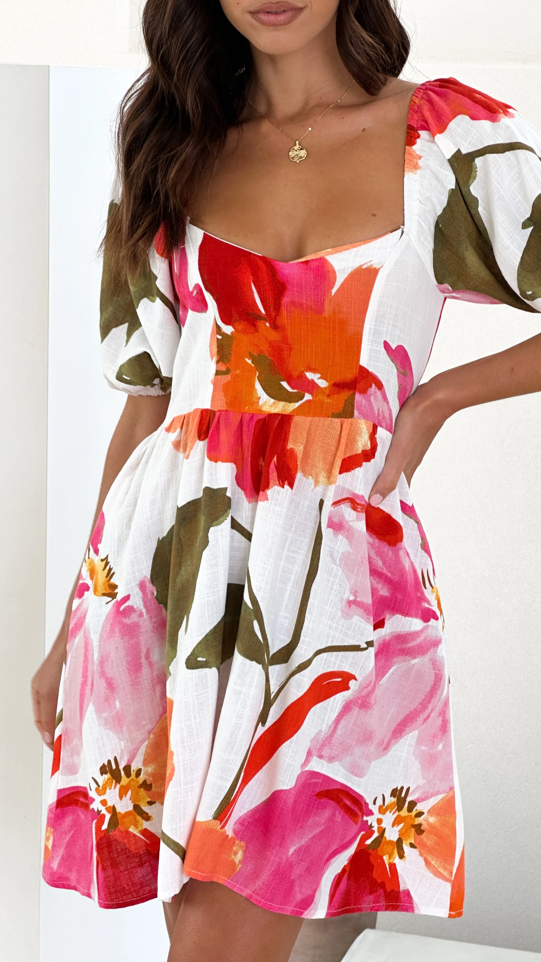 Salma Mini Dress - Everlyn Print sold by Billy J