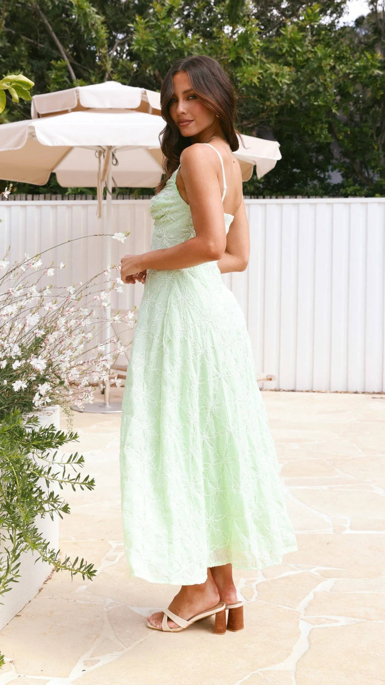 Nora Maxi Dress - Mint sold by Billy J product image thumbnail 3
