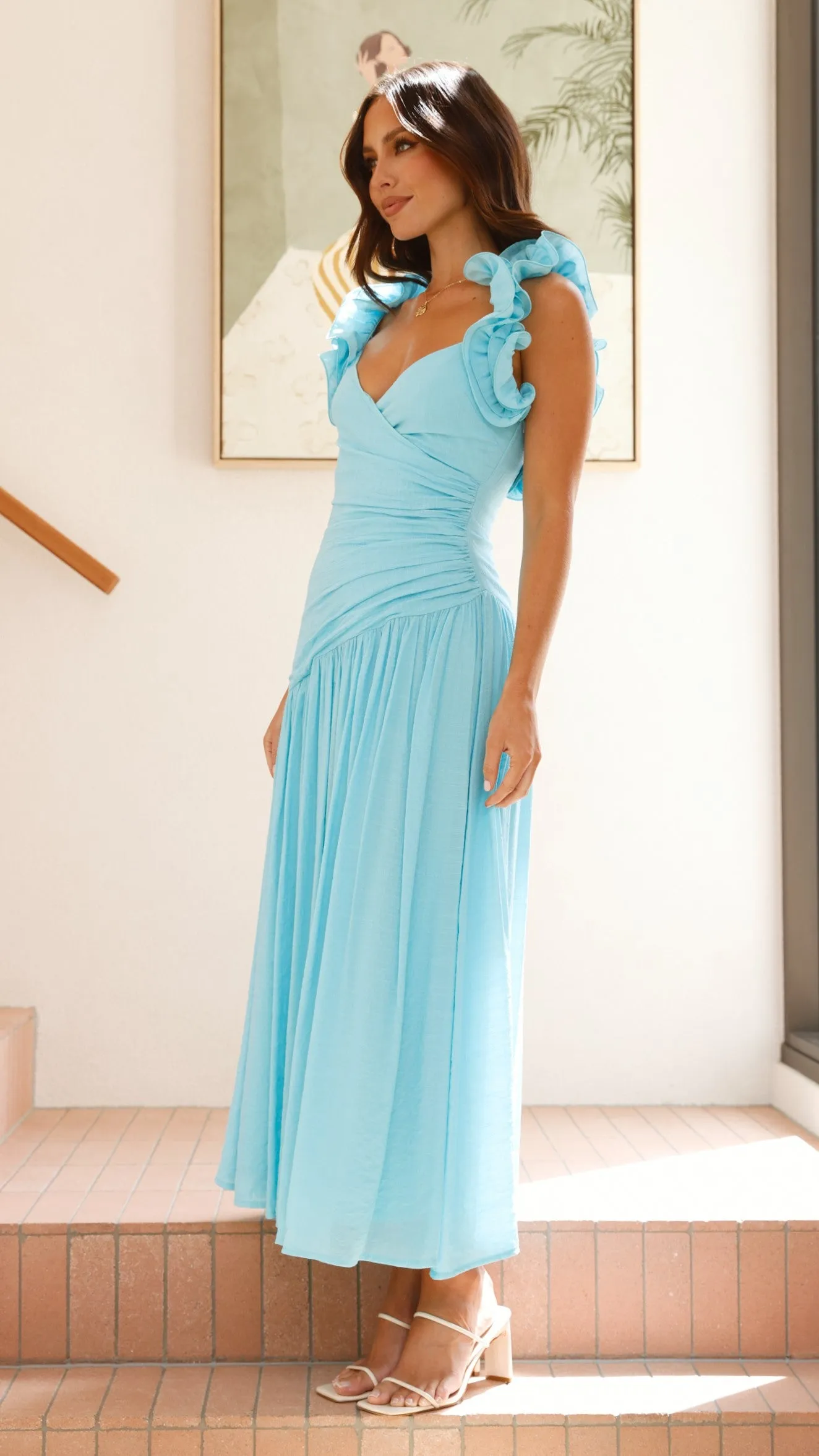 Alma Maxi Dress - Blue sold by Billy J product image thumbnail 3