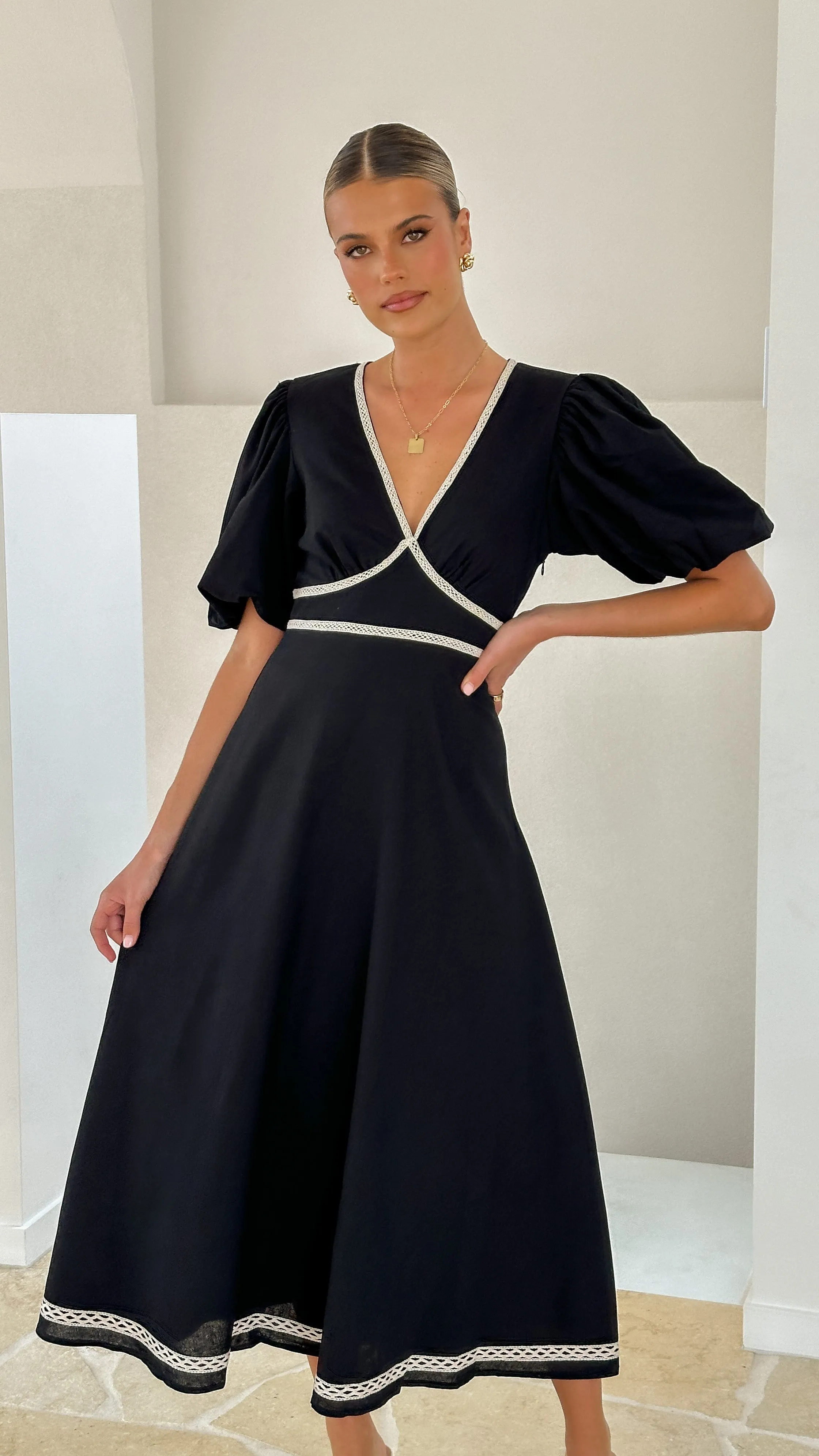 Nakisha Maxi Dress - Black sold by Billy J product image thumbnail 5