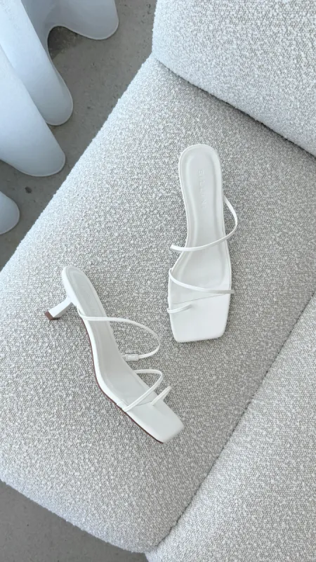 Mabel Heel - White sold by Billy J